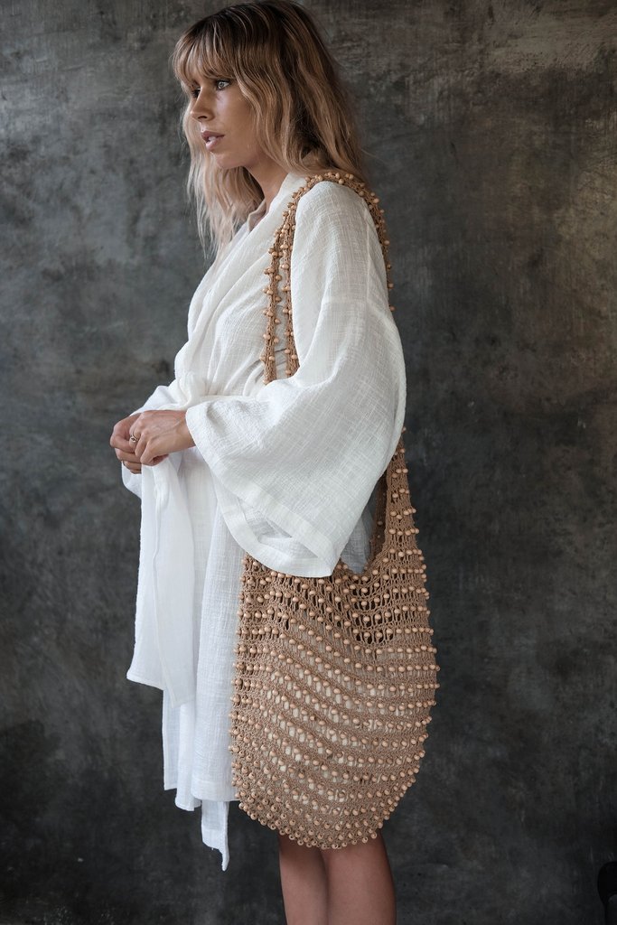 The Sabers Beaded Bag