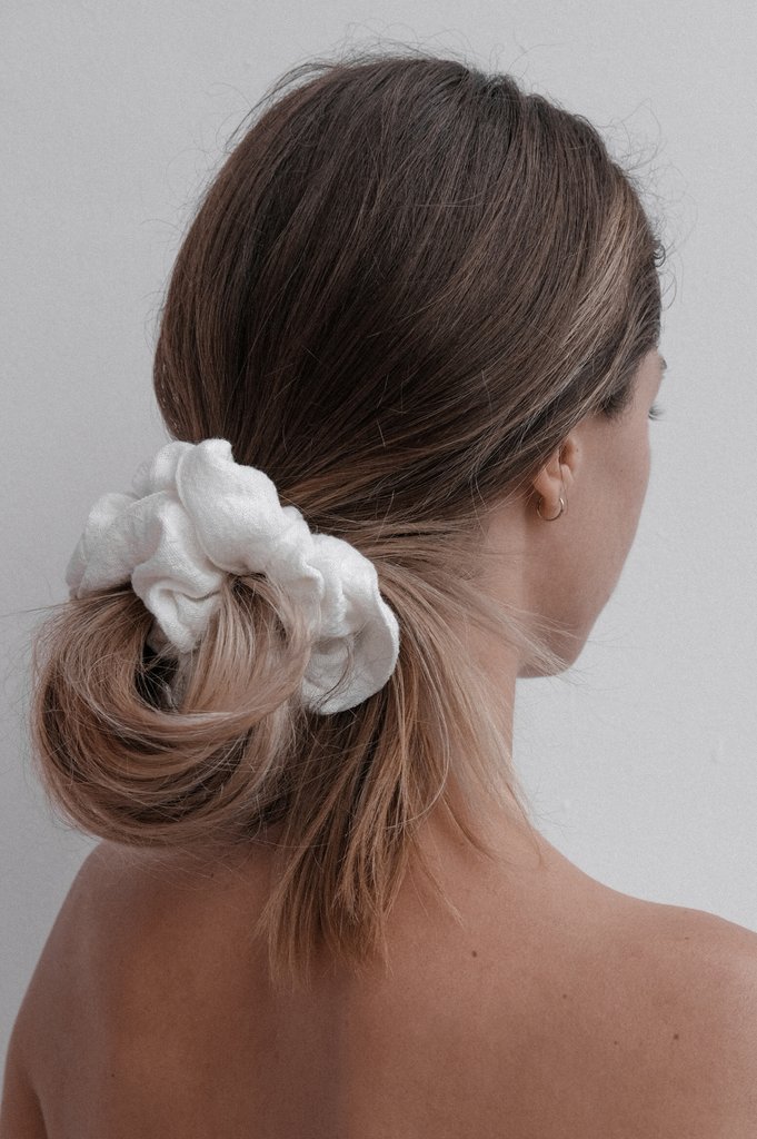 White Scrunchie