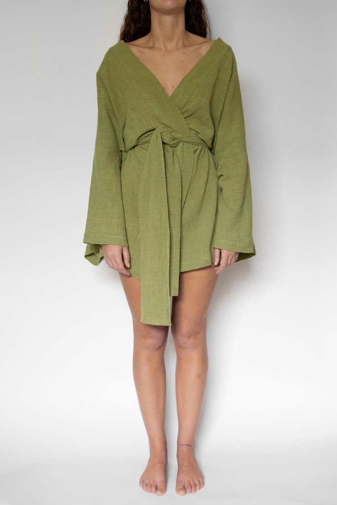 Earth Kimono - Green