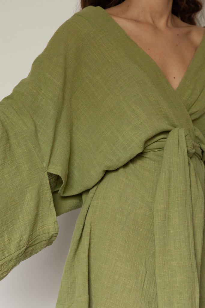 Earth Kimono - Green