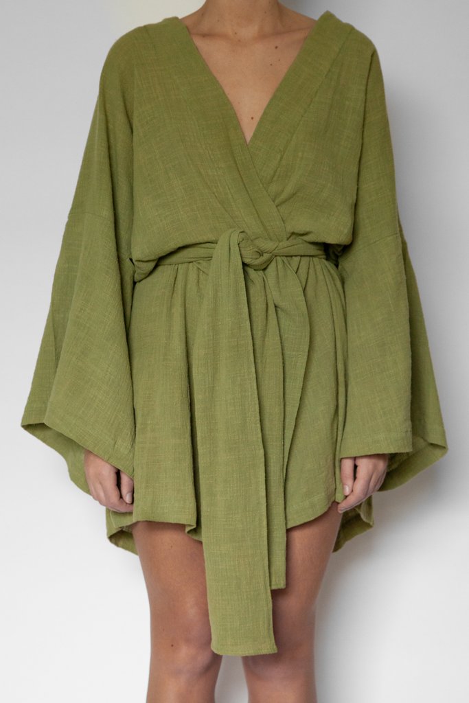 Earth Kimono - Green