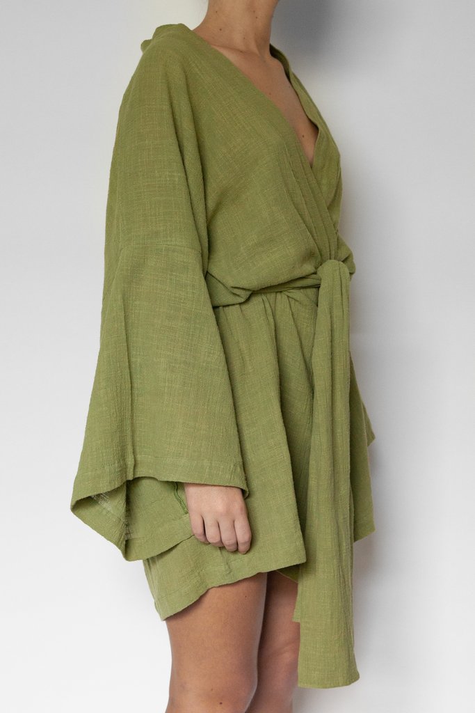 Earth Kimono - Green